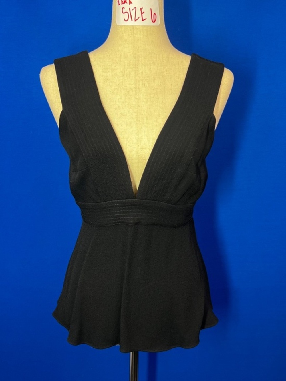 |•TROUVÉ•| Black Sleeveless Top Size Small